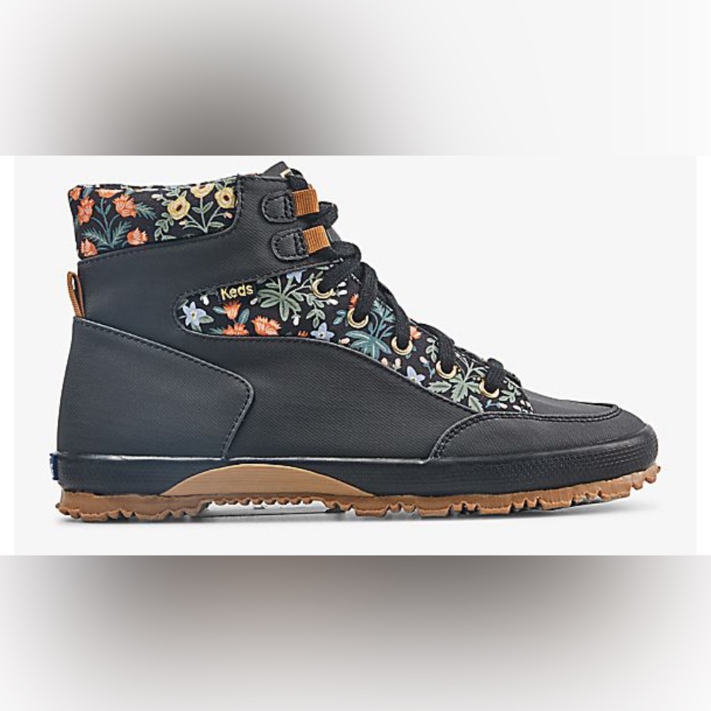 Keds x Rifle Paper Company water resistant boots